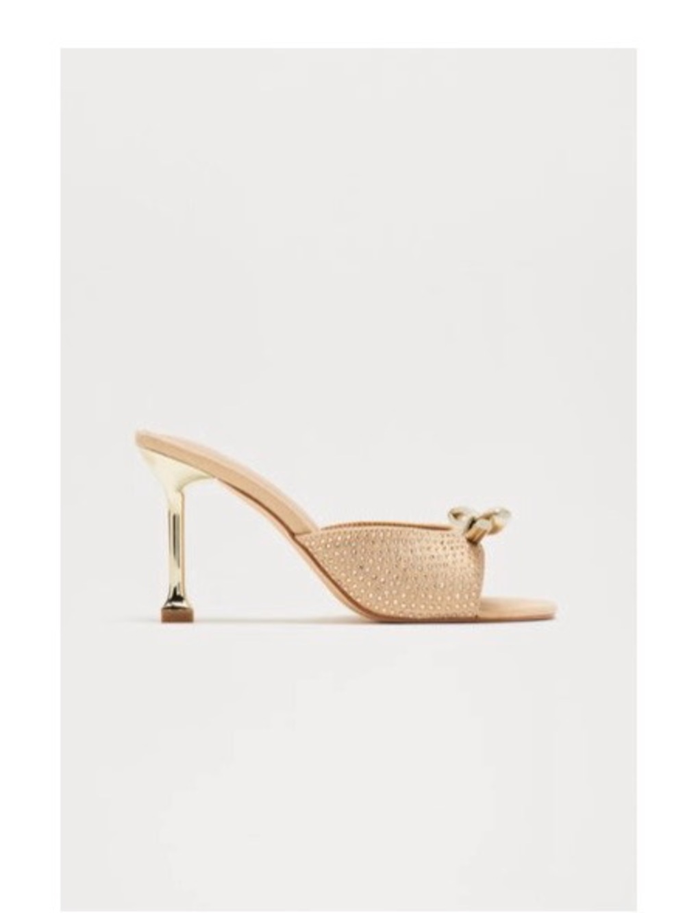 Ember rhinestone mules